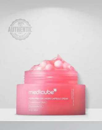 medicube PDRN Pink Collagen Capsule Cream, Face Moisturizer | Lightweight Moisturizing Cream | PDRN, Niacinamide for Uneven Skin Tone, Glow hydration | 1.94 oz